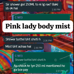 Pink Lady Natural Body Mist - Made With Jasmine - Signature Fragrance You Love!! - ChiltanPure