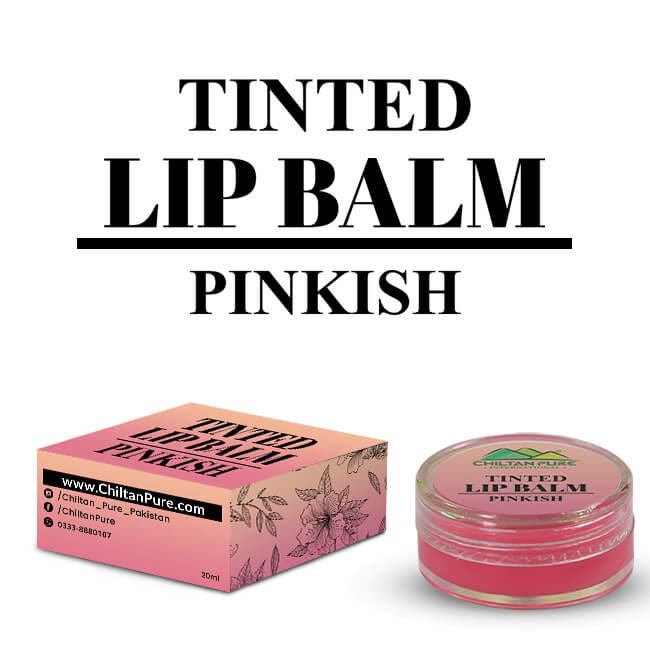 Pinkish Tinted Lip Balm – Enhances Natural Gloss of Lips, Prevent Dry, Chapped Lips & Gives them a Pinkish Pop! - ChiltanPure