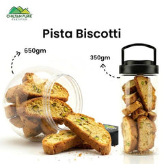 Pista Biscotti Cookies / Made With Organic Desi Butter, Bakery Biscuit - ChiltanPure