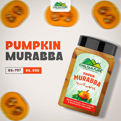 Pumpkin Murabba - Made with Ripe Pumpkins, Boosts Immunity, Heart - Friendly, Beneficial for Skin Health & Eyesight - ChiltanPure