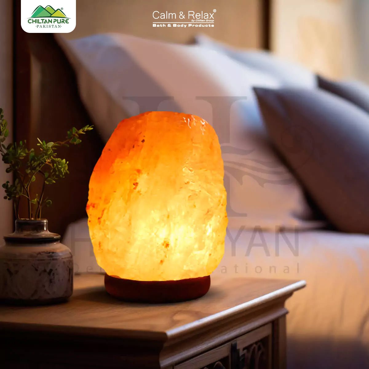 Pure Himalayan Pink Salt Lamp (5 - 7 Kg – Medium Size) – Your Natural Air Purification System - ChiltanPure