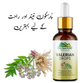 Pure Valerian Drops – Improves Sleep Pattern & Bowl Movements, Helps Promote Calmness, Relaxation & Anxiety Disorders - ChiltanPure