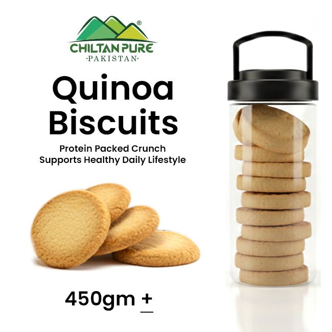 Quinoa Biscuit Cookies / Made With Organic Desi Butter, Bakery Biscuit - ChiltanPure