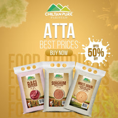 Ragi Flour (راگی کا آٹا) - Finger Millet Flour / Rich in Calcium, Iron & Dietary Fiber - ChiltanPure