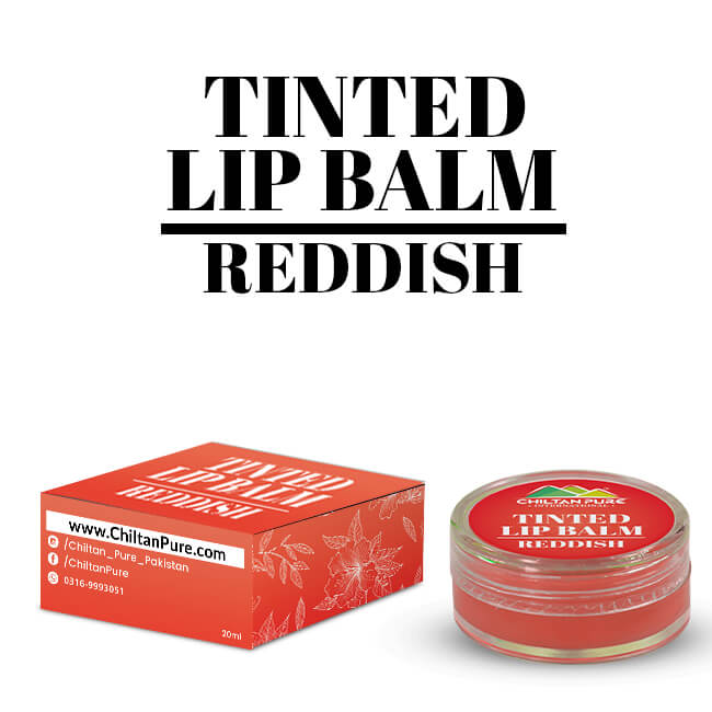 Reddish Tinted Lip Balm – Prevent Dry & Chapped Lips, Makes Lips Soft & Supple & Give Cherish Blush to Your Lips! - ChiltanPure