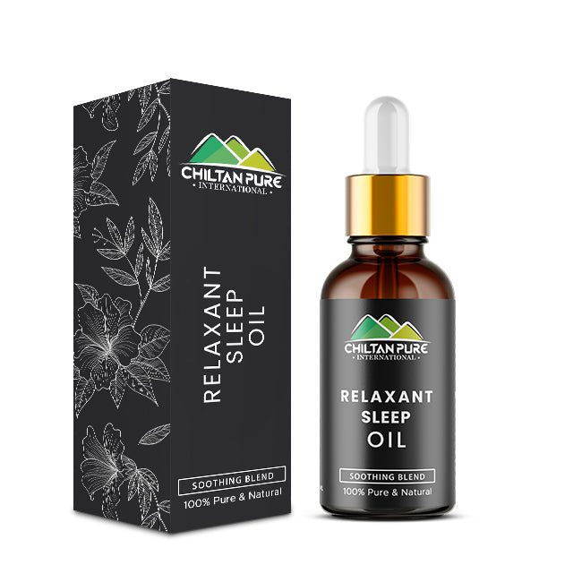 Relaxant & Sleep oil – Eliminate Stress, Calm Your Mind & Body for Quality Sleep - ChiltanPure