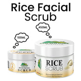 Rice Face & Body Scrub – Exfoliating Facial Scrub Formulated With Rice Microspheres, Absorbs Sebum & Makes Skin Clean, Smooth & Re - Energized - ChiltanPure