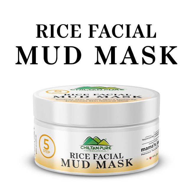 Rice Facial Mud Mask – Refine Pores, Soothes Skin, Absorbs Excess Oil, Lock hydration and moisture in your skin & Natural Glow!! - ChiltanPure