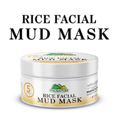 Rice Facial Mud Mask – Refine Pores, Soothes Skin, Absorbs Excess Oil, Lock hydration and moisture in your skin & Natural Glow!! - ChiltanPure