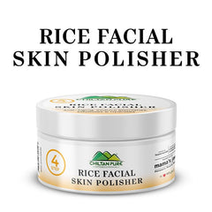 Rice Skin Polisher – Hydrates Skin, Anti-Aging, Delivers moisture, Boosts Blood Flow, Exfoliates Dry & Flaky Skin - ChiltanPure