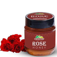 CHILTAN PURE Rose Infused Honey 450g – rose honey product image