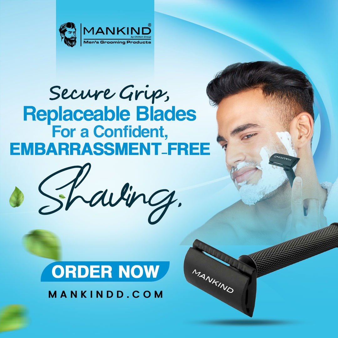 Safety - Comfortable & Smooth Shaving Experience, Replaceable Blades - ChiltanPure