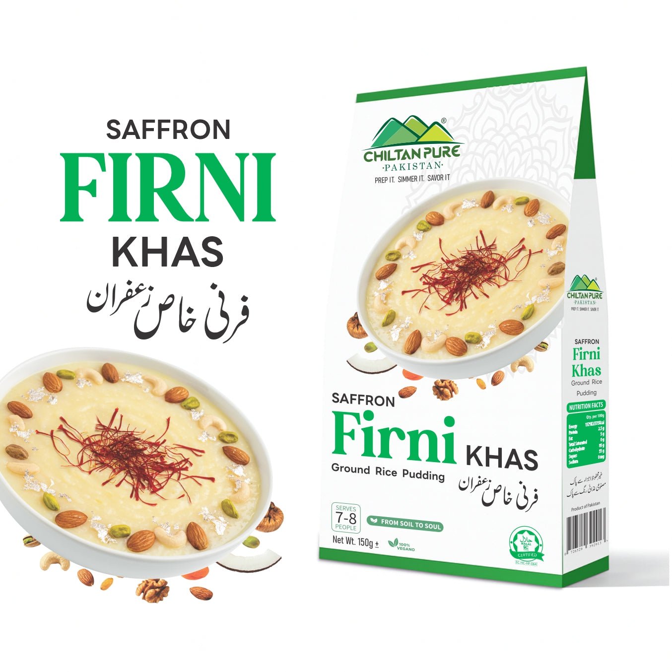 Saffron Firni / Saffron Firni Khas /زعفرانی فرنی خاص / Saffron Firni Recipe / 150gm± - ChiltanPure
