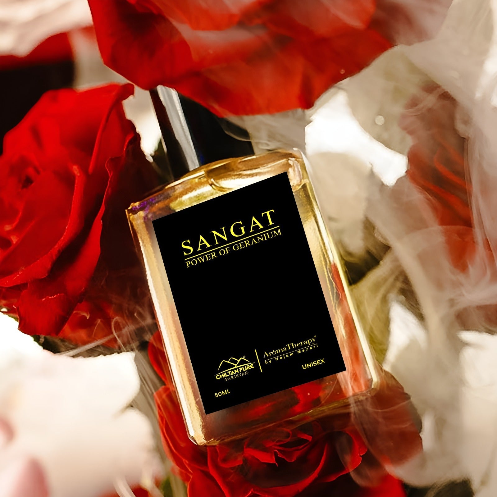 Sangat Natural Perfume - Made With Geranium - A Powerful Fragrance to Inspire!! - ChiltanPure