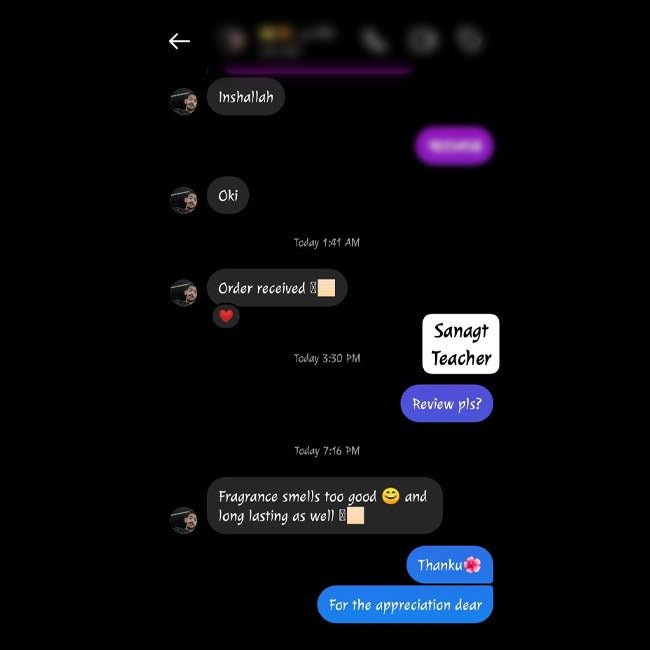 Sangat Natural Perfume - Made With Geranium - A Powerful Fragrance to Inspire!! - ChiltanPure