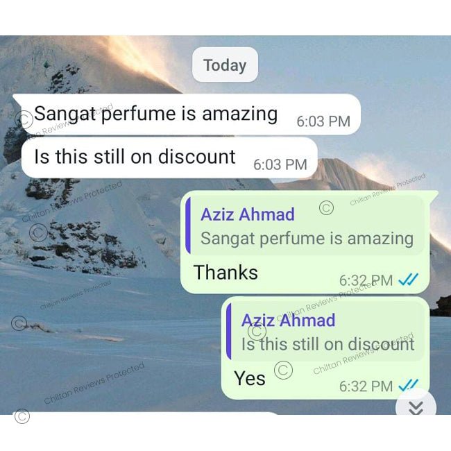 Sangat Natural Perfume - Made With Geranium - A Powerful Fragrance to Inspire!! - ChiltanPure