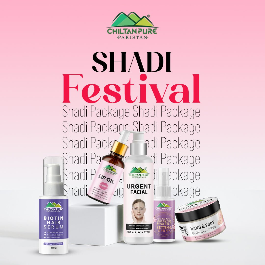 Shadi Package - Bride - to - Be Deserves the Best Products for Self - Care - ChiltanPure