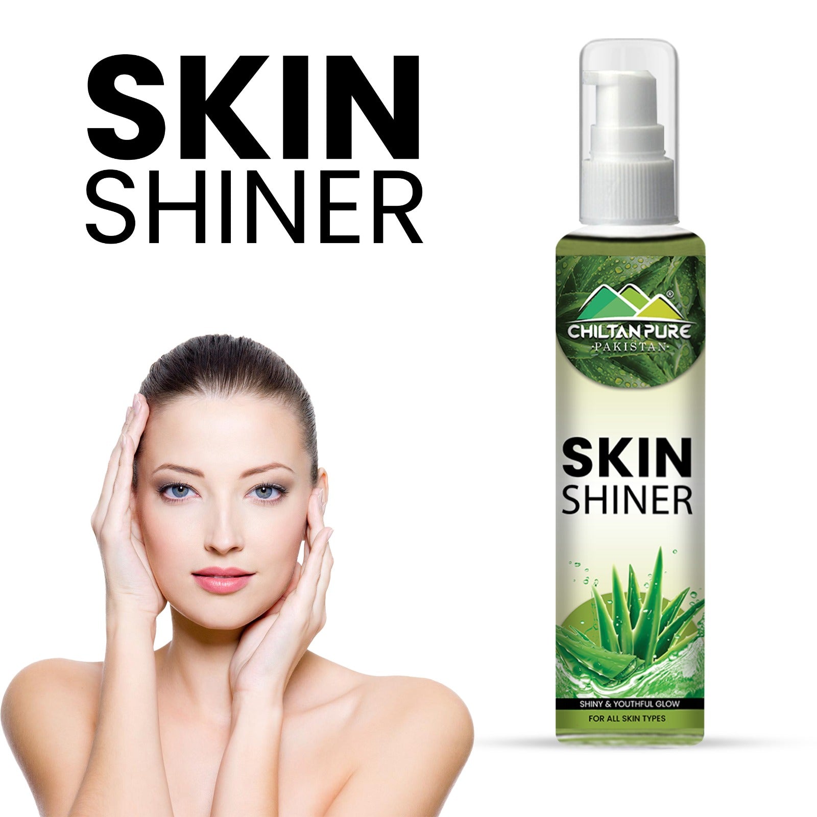 Skin Shiner - Gives Shiny & Youthful Glow, Hydrating Toner & Improves Skin Texture - ChiltanPure