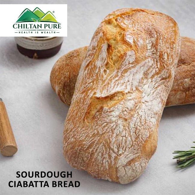 Sourdough Ciabatta Bread / ساورڈو چیاباتا بریڈ - ChiltanPure