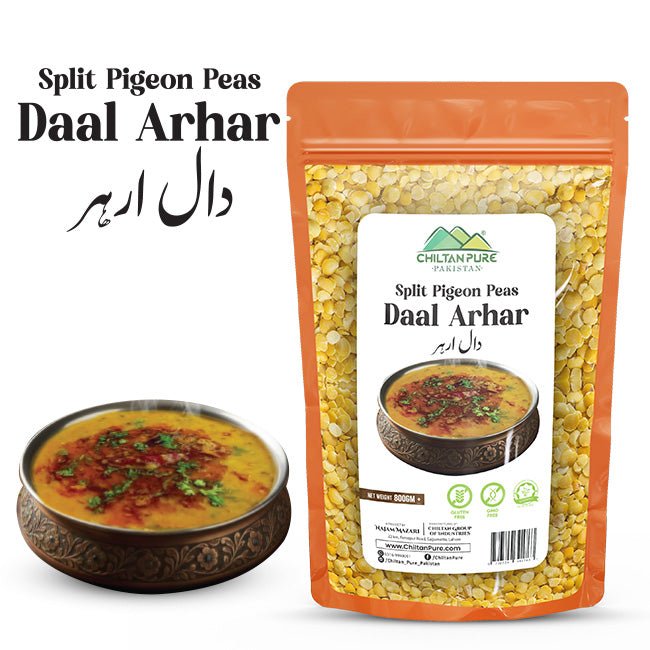 Split pigeon peas / دال ارہر / Dal Arhar / 800g - ChiltanPure