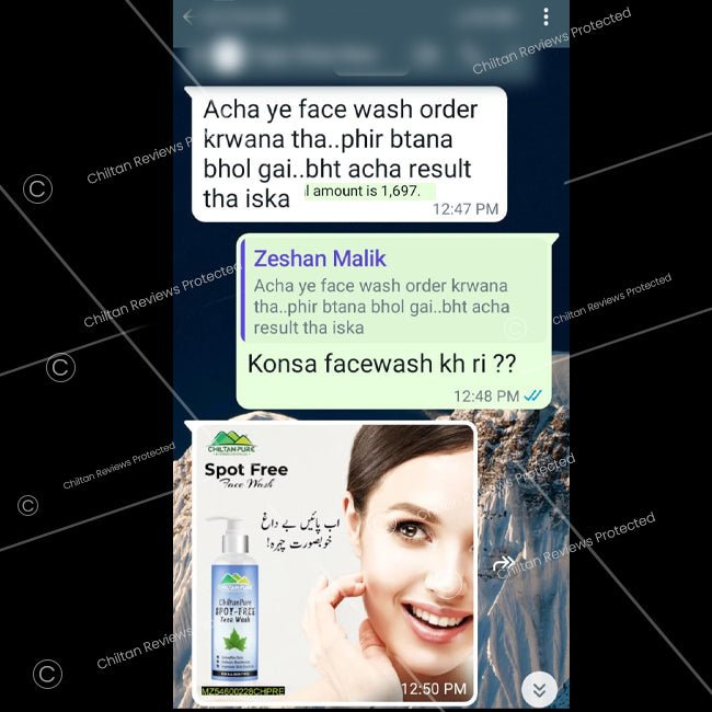 Spot Free Face Wash – Detoxifies Skin, Deep Cleanses Pores, Reduces Blemishes & Protects Skin Barrier - ChiltanPure