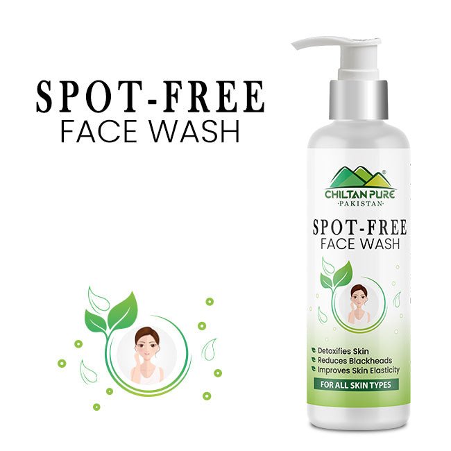 Spot Free Face Wash – Detoxifies Skin, Deep Cleanses Pores, Reduces Blemishes & Protects Skin Barrier - ChiltanPure