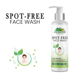 Spot Free Face Wash – Detoxifies Skin, Deep Cleanses Pores, Reduces Blemishes & Protects Skin Barrier - ChiltanPure