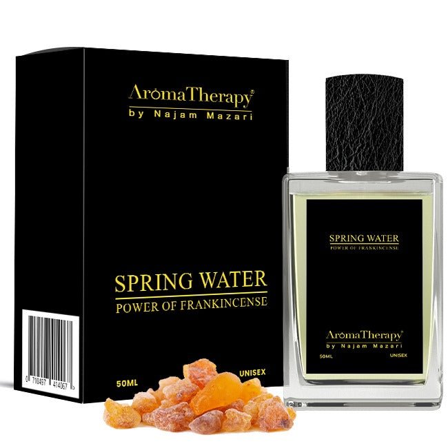 Spring Water Natural Perfume - Infused with frankincense for a refreshing scent that soothes the senses. - ChiltanPure
