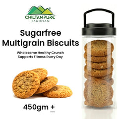Sugar Free Multigrain Biscuit Cookies / Made With Organic Desi Butter, Bakery Biscuit - ChiltanPure