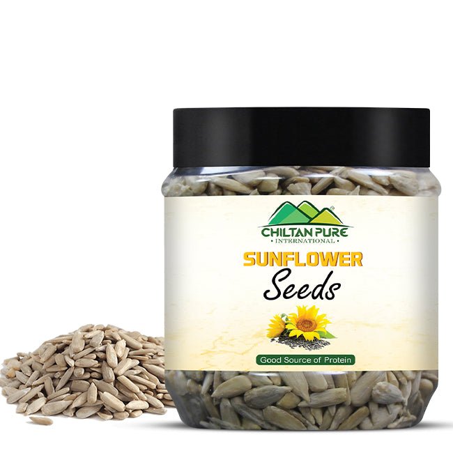 Sunflower Seeds – Excellent source of Vitamin B1, Vitamin B6, Iron, Copper, Selenium, Manganese, Zinc – 100% pure organic - ChiltanPure