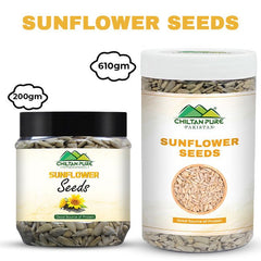Sunflower Seeds – Excellent source of Vitamin B1, Vitamin B6, Iron, Copper, Selenium, Manganese, Zinc – 100% pure organic - ChiltanPure
