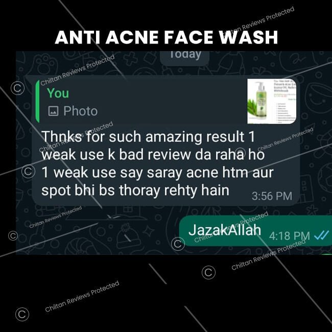 Tea Tree Anti Acne Face Wash – Prevents Acne Eruptions, Removes Excess Oil, Reduces Blackheads & Whiteheads - ChiltanPure