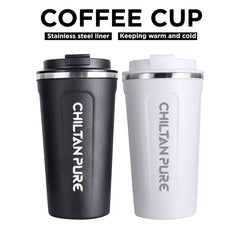 Thermal Coffee / Tea Mug (Large) - Sensor LED Touch Temperature Keeps Your Tea & Coffee Hot or Cold for 8 to 12 Hours - ChiltanPure