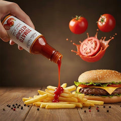 Tomato Ketchup - Packed with a remarkable flavour of 100% real juicy tomatoes - ChiltanPure