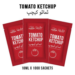 Tomato ketchup Sachets / (10ml x 1000 Sachets) - ChiltanPure