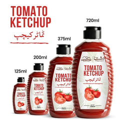 Tomato Ketchup 🍅 Squeeze Bottle Packing 125ml to 720ml Made with 100% Real Tomatoes - ChiltanPure