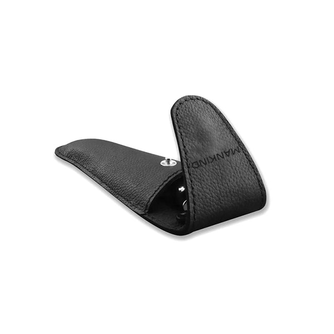 Travel Razor Case – Compact Black Pouch for Safety Razors - ChiltanPure