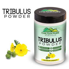 Tribulus Terrestris Powder - Enhance Athletic Performance, Increase Testosterones, Muscle Building & Stamina Booster - ChiltanPure