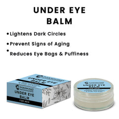 Under Eye Balm (for Men) – Reduce Puffiness, Wrinkles, Dark Circles & Under Eye Bags 20ml - ChiltanPure