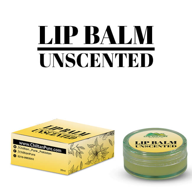 Unscented Lip Balm – Prevent Dry, Chapped Lips & Enhances the Power of Attractive Smile & Gloss of Lips! - ChiltanPure