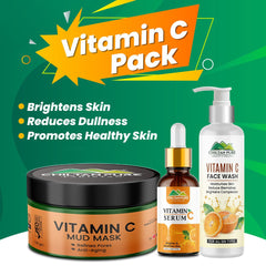 Vitamin C Pack - Boosts Collagen Production, Reduces Dullness and Enhances Skin’s Glow - ChiltanPure