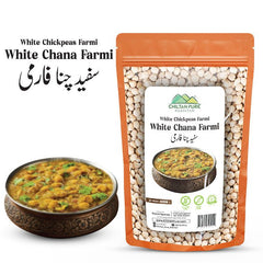 White Chickpeas Farmi / سفید چنا فارمی / White Chana Farmi / 800g - ChiltanPure