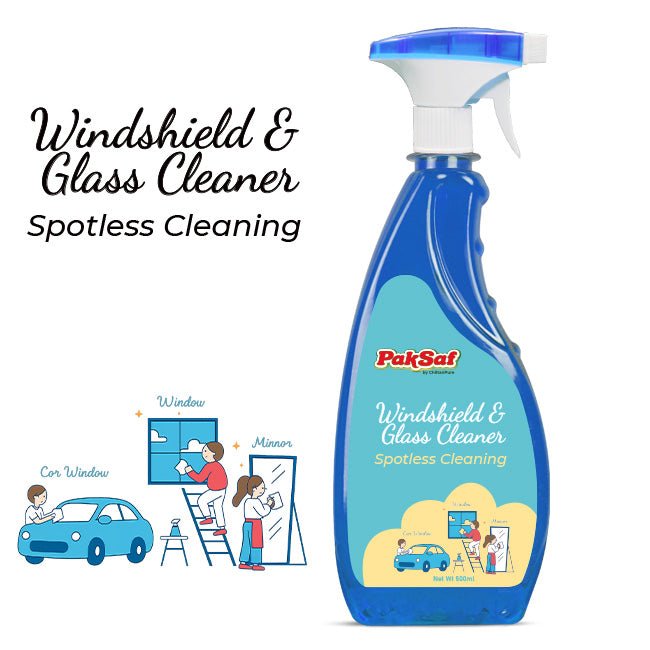 Windshield & Glass Cleaner / Streak Free Clarity, Powerful Dirt Removal - ChiltanPure