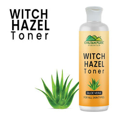 Witch Hazel Toner with Aloe Vera – Astringent Properties of Aloe Vera, Minimizes Pores, Soothes Skin for A Fresh, Clear Complexion - ChiltanPure