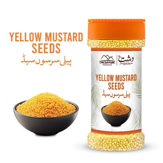 Yellow Mustard Seeds / پیلی سرسوں سیڈ / Peeli Sarson Seeds - ChiltanPure