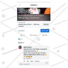 Activated Charcoal Teeth 🦷 Whitening Treatment - Whitens Teeth Naturally, Kills Cavity causing Bacteria & Eliminates Bad Breath - ChiltanPure