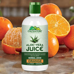 CHILTAN PURE Orange Aloe Vera Juice 1 liter bottle