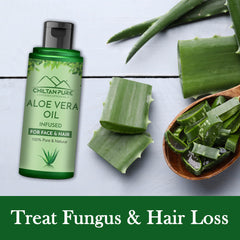 CHILTAN PURE Aloe Vera Oil 120ml product bottle