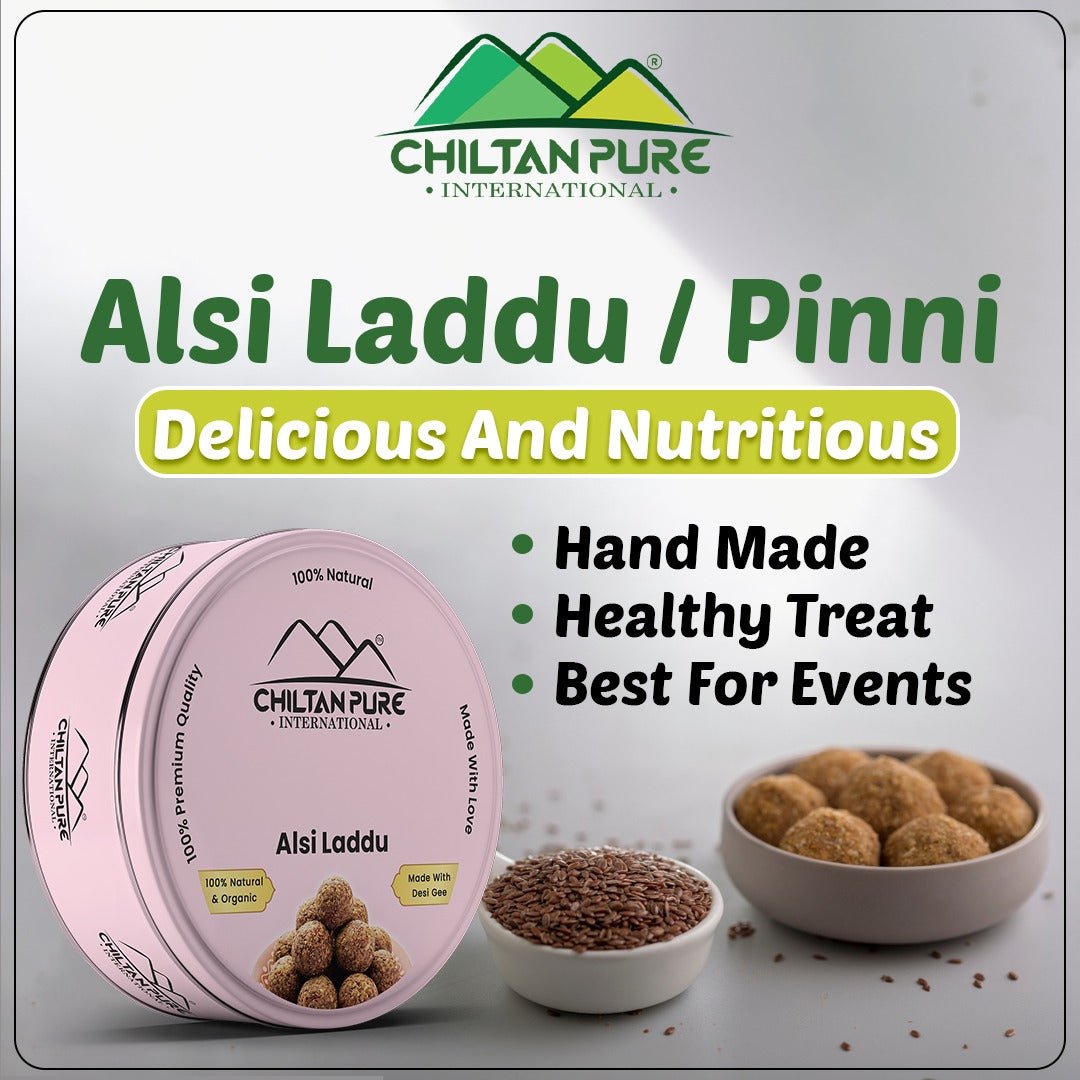 Alsi Laddu / Pinni - Delicious and Nutritious - ChiltanPure