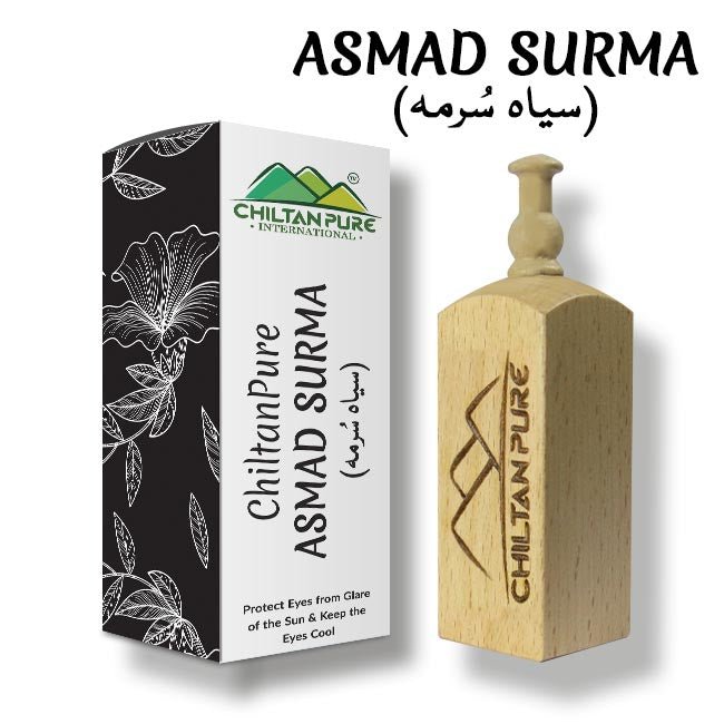 Asmad Surma (سیاہ سُرمہ) – Protect Eyes from Glares of the Sun, Prevents Eyes Infection, Keeps the Eyes Cool & Make Eyes Appear Bigger - ChiltanPure